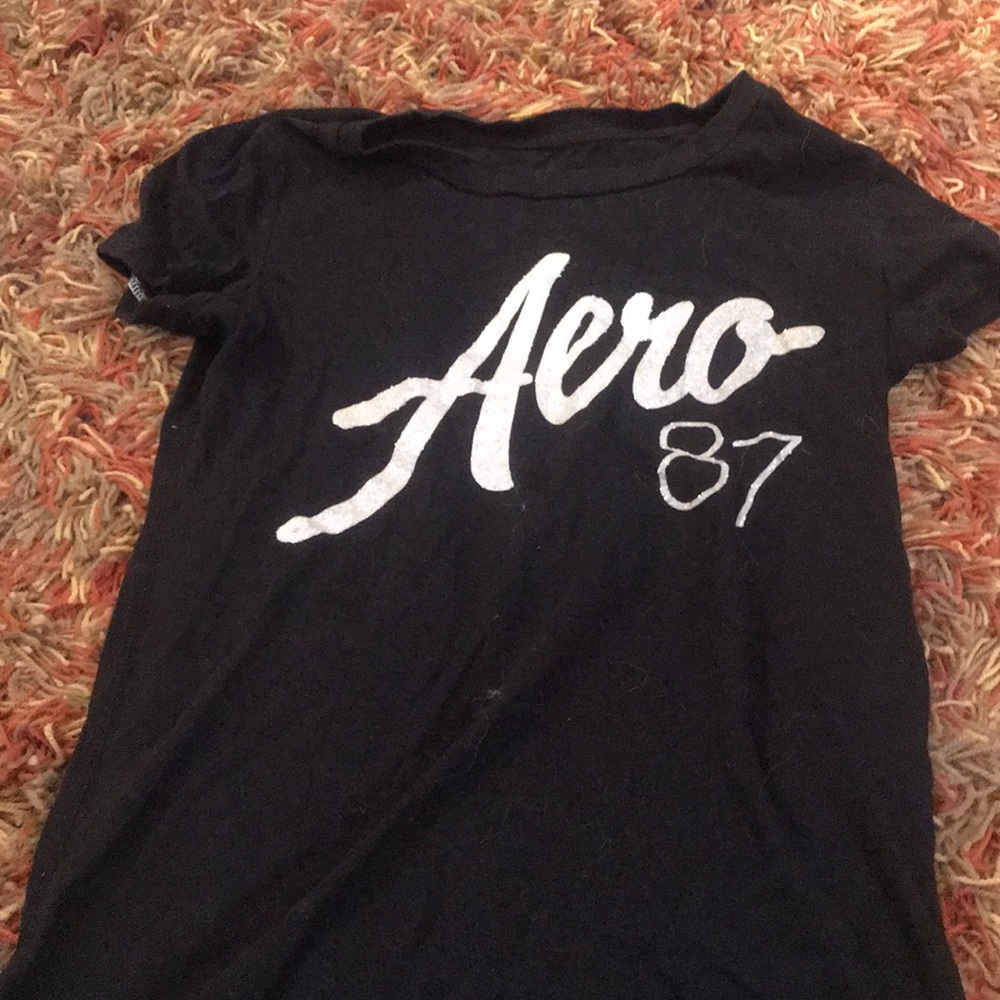 Black Aeropostale tee shirt XS